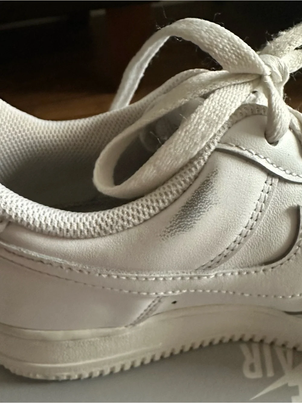 Nike White Low-Top Leather Sneakers